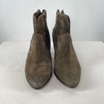 Frye Renee Seam Suede Short Boot in Brown Size 10 Photo 6