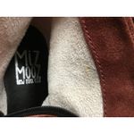 Miz Mooz Finley Women's 11.5 Maroon Suede Side Zip Classic Round Toe Ankle Boots Photo 10