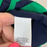 Anthropologie  Moulinette Soeurs Kelly Green/Navy Striped Strapless Dress Photo 3