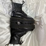 Dr. Martens  Jadon Hi Polished Smooth Flatform Boots Leather Black 6 Platform Photo 5