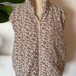 Entro  | Floral Corduroy Puffer Vest Photo 0