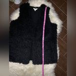 Terra & Sky  Black sherpa sleeveless sweater vest sz 1X Photo 8