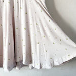 Free People x Revolve Abbie Mini Dress Cream Green Dot Bow Tie Puff Sleeve Size Photo 5