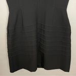 Madewell Dress NWT Fit and Flare Black Pintuck Detail Skirt Sleeveless 12 Crepe Photo 8