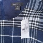 Ann Taylor  New w Tags Blue & White Checkered Formal Party Pencil Dress Medium 10 Photo 8