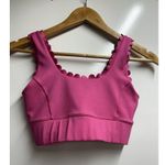 IVL Collective NEW Scallop Power Sports Bra Size 4 Neon Pink Activewear Photo 2