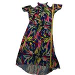 Gibson Latimer  Cold Shoulder Floral High-Low
Dress Size Large Tropical Print Photo 5