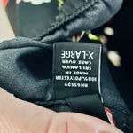 Japanese Floral Kimono SZXL Black Robe colorful Belt AND Matching Pants Satin Size XL Photo 10