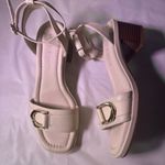 Kelly & Katie  Cream Sandals with Gold Buckle Photo 4