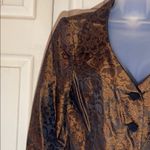 Maggy London Vintage 1990s Bronze Metallic Blazer 14 Photo 2
