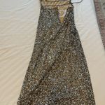 Sherri Hill Gold Prom Dress Photo 5