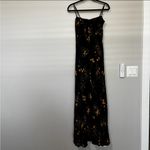 Reformation Ingrid Navy Mademoiselle Maxi Dress Size 2 Photo 4