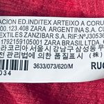 ZARA Trafaluc Ribbed Puffy Shoulder Long Sleeve Shirt Pink Size Medium Photo 6