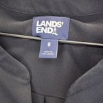 Lands' End Classic Black Blouse Photo 2