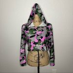 Koral NWOT Womens Clover Energy Cropped Long Sleeve Hoodie Bandana Troop sz XS Photo 92
