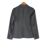 J.Crew Super 120's Wool Pinstripe Suit Blazer Collar Pockets Lined 2 Grey #3874 Photo 10