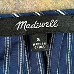 Madewell  Fable Floral Striped Embroidery Short Sleeve Blouse Small Photo 3