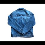 joe's jeans Ashley Fit Jean Jacket XS (4) In Shannon Raw Edge Trucker Denim Photo 3