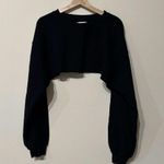 Joah Brown  Black Cropped Sweatshirt! Photo 2