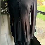 Liz Claiborne Vintage 90s  Dresses black long sleeve lace hem dress, size 10 Photo 10