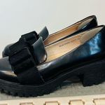 Batso Loafers black with heel and bow size 220 (5.5) rare Photo 1