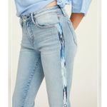 Driftwood High Rise Skinny Ankle Jeans Light Indigo Ikat Embroidered Size 26x28 Photo 13