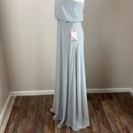 Birdy Grey Gwennie Bridesmaid Blouson Maxi Dress NWT Dove Gray Size M Photo 6