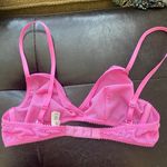 J.Crew Point D'Esprit Hot Pink French Bralette Photo 4