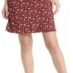 Free People IRL Floral Skirt in Plum Combo Size 12 Photo 0
