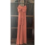 Betsy and Adam Vintage  by Linda Bernell Terracotta Evening Gown – Size 4 Photo 1