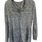 Kuhl Svenna Gray Space Dye Henley Top Women’s Small Long Sleeve Pullover Photo 0