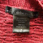 United States Sweaters United States Sweater Dark Red Metallic Short Sleeve Sweater Size MEDIUM Photo 5