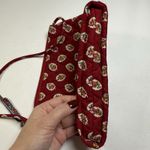 Vera Bradley Vintage  Red Leaf Crossbody Bag Purse 1997 Retired Pattern Quilted Photo 5