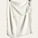 IRO Brooke Ivory White Draped Front Skirt Size L Photo 0