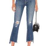 Mother Insider Crip Step Chew “Dancing on Coals” Distressed Denim Jeans Photo 1