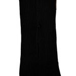 INC Jeannie Mai Small Flared Sweater Pants Ribbed Stretch Black New Photo 0