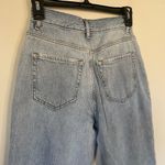 PacSun  high rise straight jeans light wash buttonfly distressed Women’s size 25 Photo 3