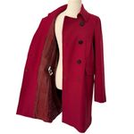 Gerard Darel Wool Double-Breasted Peacoat Red Pink Sz 42FR 10US Photo 11