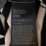 H&M Black White Striped Knit Turtleneck Long Sleeve Pullover Sweater Top Size S Photo 3