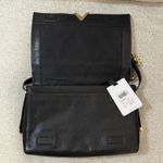 Reiss  NWT Black Leather Crandon Magnetic Close Chain Strap Crossbody Bag Photo 2