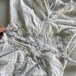 Jonathan Simkhai Dress Women 0 White Embroidery V Neck Eyelet Mini Cotton Photo 8