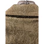 Cache Elaborate Gold Brocade Top Jacket New Silver Gold Bead Trim Lined NWT $228 Photo 5
