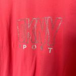 DKNY 2X Hot Pink Bejeweled Bling Short Sleeve Top Shirt Photo 1