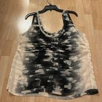 Silence + Noise Urban Outfitters Blocked Print Sleeveless Top L Photo 2