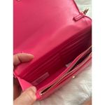 Valentino Orlandi Pink Quilted Crossbody Vegan Leather Purse Barbiecore Pink Photo 4