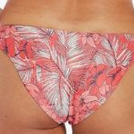 Volcom “See You Soon” Hipster Bikini Bottoms Red Floral Size L | VGUC Swimwear Photo 6