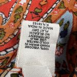 Raga  Boho Paisley Mini Dress Black Red Low Back Flutter Sleeve XS New Photo 5