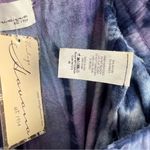 Vintage Havana Blue and Purple Tie Dye Elastic Waist Shorts Photo 4