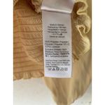 J.Crew Squareneck Smocked Featherweight Satin Cropped Top Yellow Size XL Photo 5