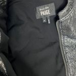 Paige Rosie HW x Kimi Bomber Jacket Gray Metallic Size Medium Photo 7
